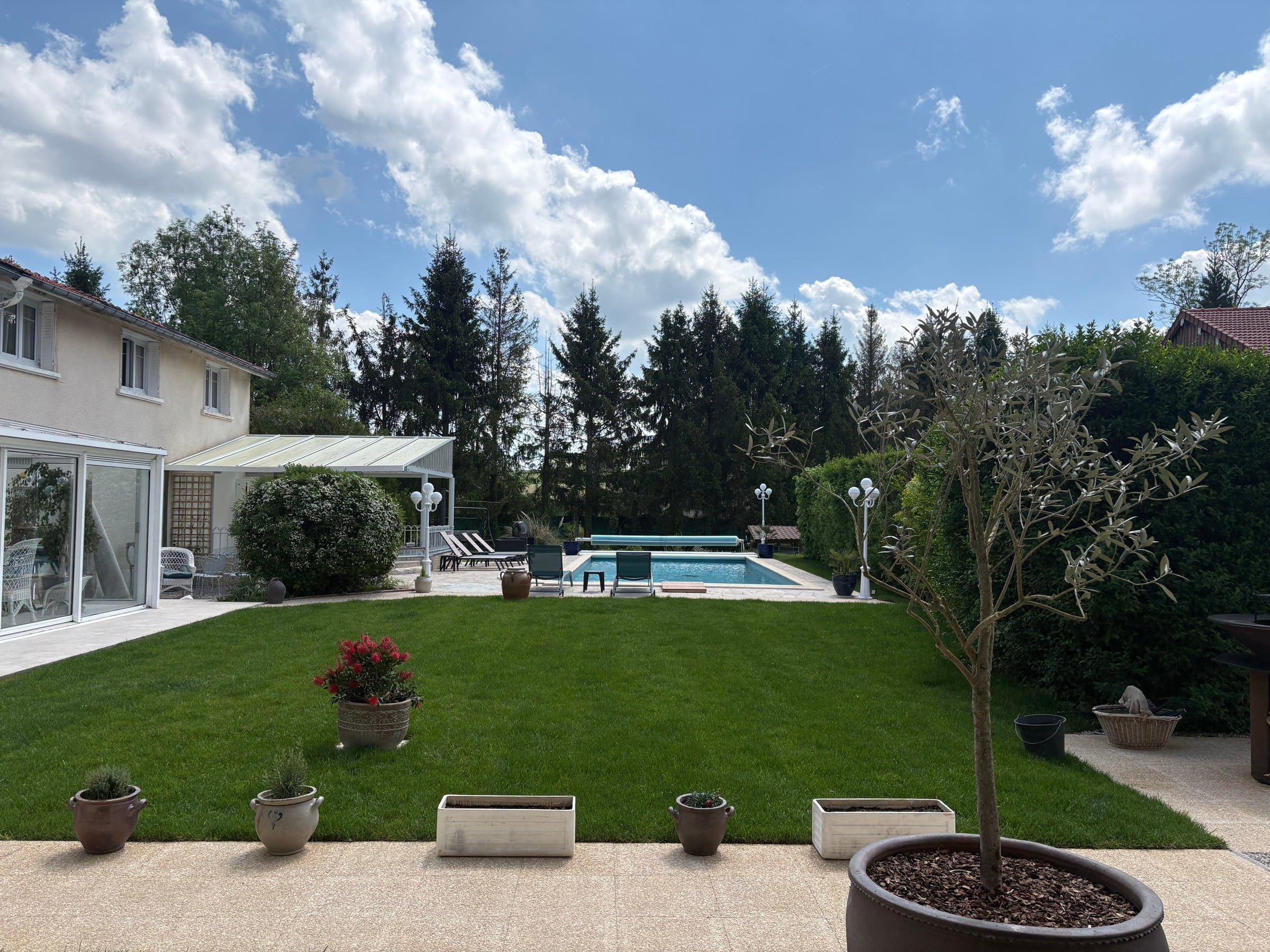 Vue d'ensemble du parc et du Domaine