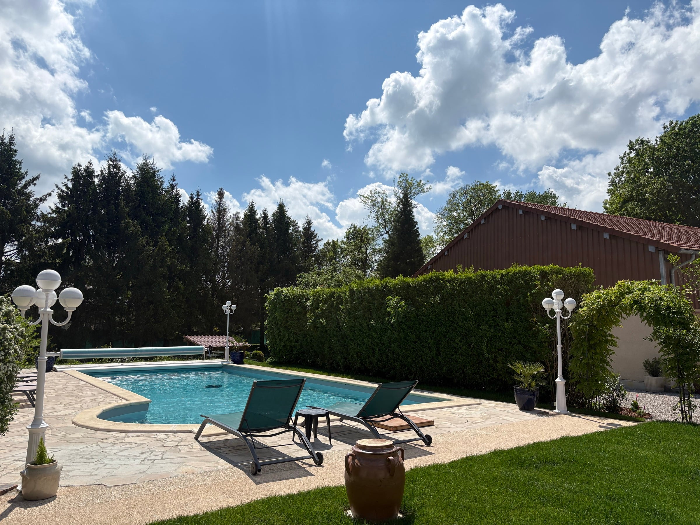 Piscine du Domaine, moment de détente lors de vos événements